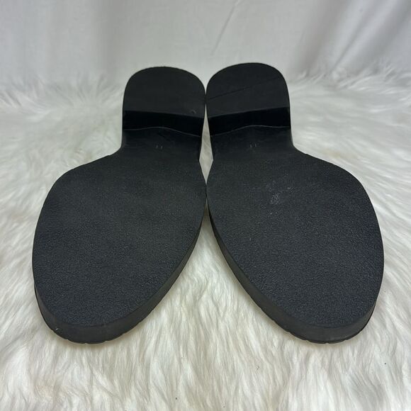 Jeffrey Campbell NWOT White Biblio Mules Sz 11 - Picture 7 of 7